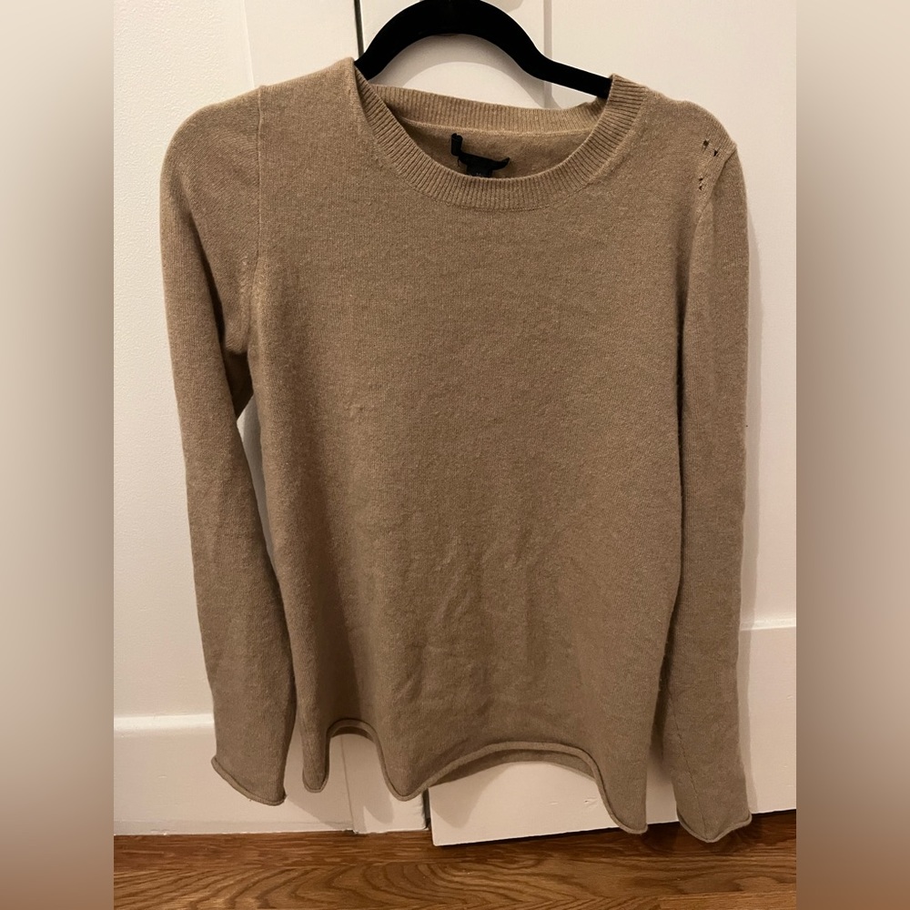 J. Crew Tan Cashmere Sweater